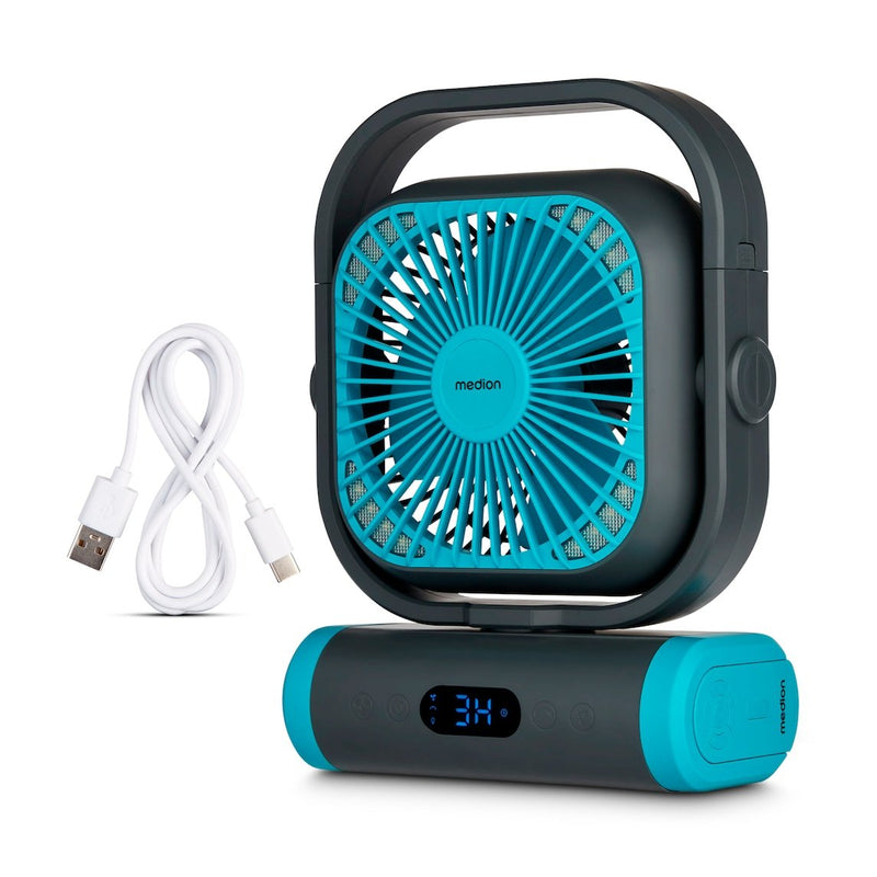 Medion Life Camping Ventilator E10 TF (md 12065) Grey/Blue 50078408