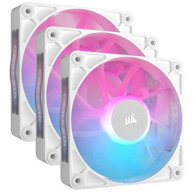 Corsair Fan 120*120*25 RX120 RGB Icue Link White Triple — image 1