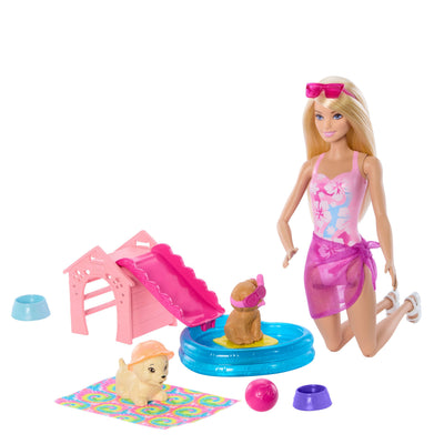 Mattel Muñeca Barbie Puppy Pool Party - Aloha Blonde JBF35 — image 1