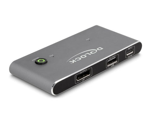Delock 11487 Switch KVM Usb-c™ a DisplayPort 8K 30 HZ With USB 2.0 — image 1