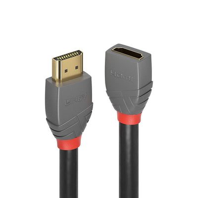 Lindy HDMI 2.0 Cable Extensión 0.50M, Line Anthra — image 1
