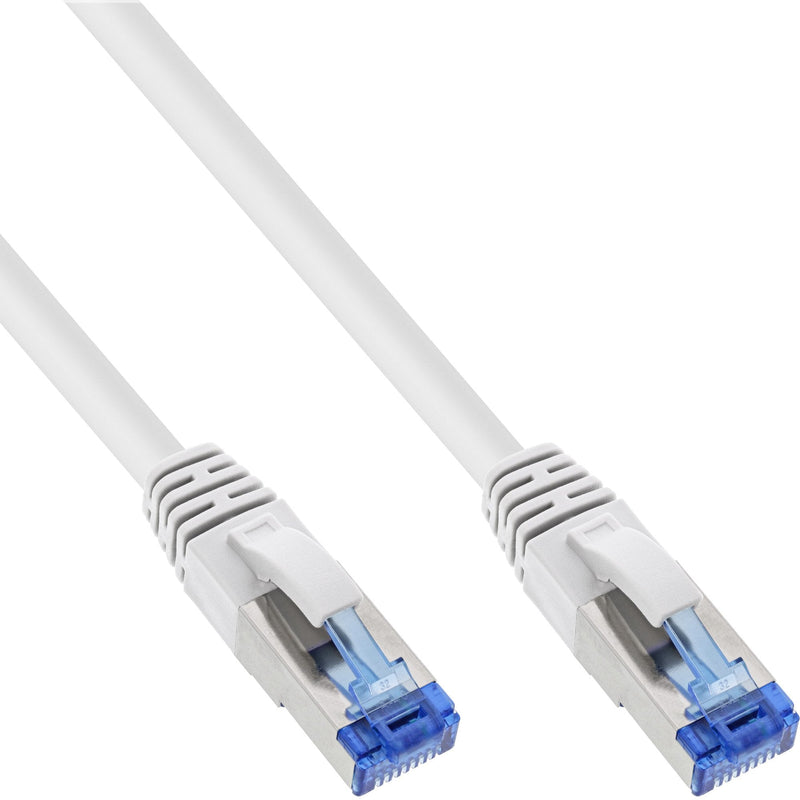 Inline Network Cable S/FTP Pimf CAT.6A Libre Halógenos 500MHZ White 0.3M
