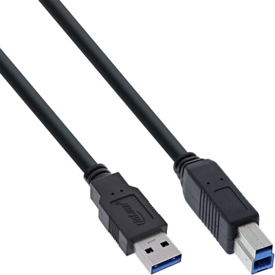 Inline USB 3.0 Cable Type a Male a Type B Male Black 1,5M — image 1