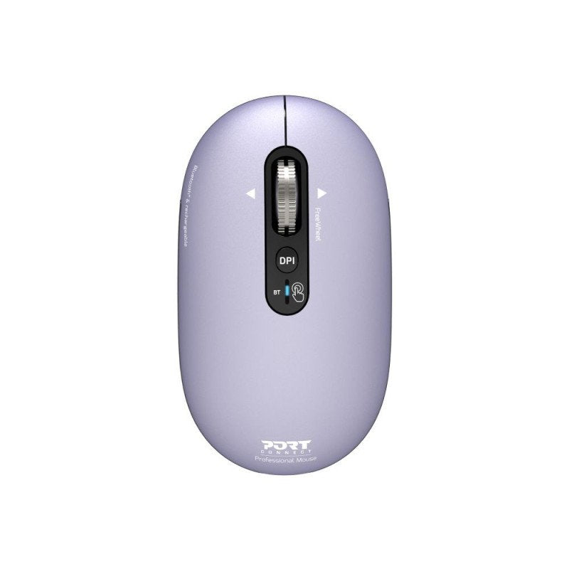 Port Designs Mouse Colour Puro Mac Bluetooth Rechargeable USB-C Storm (púrpura)