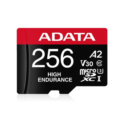 ADATA microSD 256GB CL10 Uhs-i U3 V30S 100/80Mbps + Adapter SD — image 1