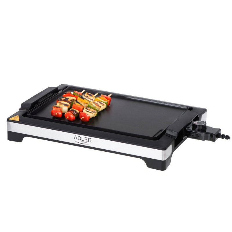Adler Ad 6613 Parrilla Desk Power 3000W, Board Calentamiento With Revestimiento Non-stick Black