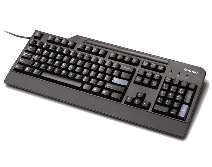 Lenovo Keyboard Spanish USB With Reader Smart Card Compatible Dni Electronic Black