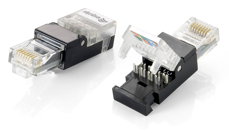 Equip Kit 2 Units Connector RJ45 Equip CAT.6 Toolfree No Necesitas Tool Grimpado 121165