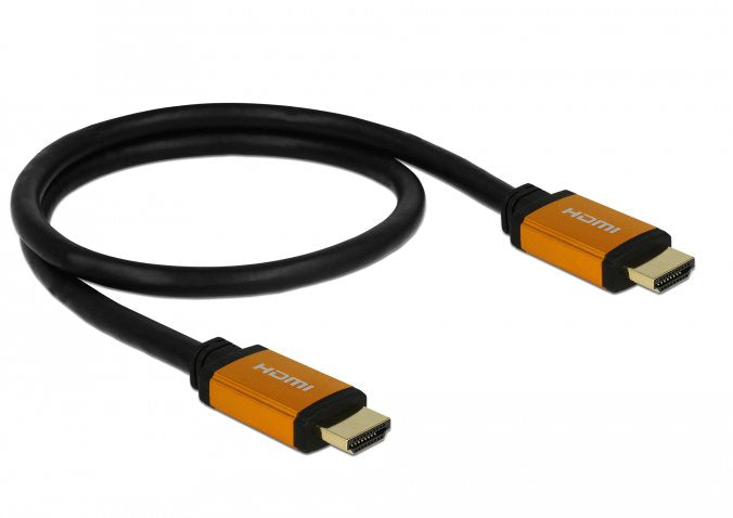 Delock Ultra High Speed HDMI Cable 48Gbps 8K 60 HZ 0,5M