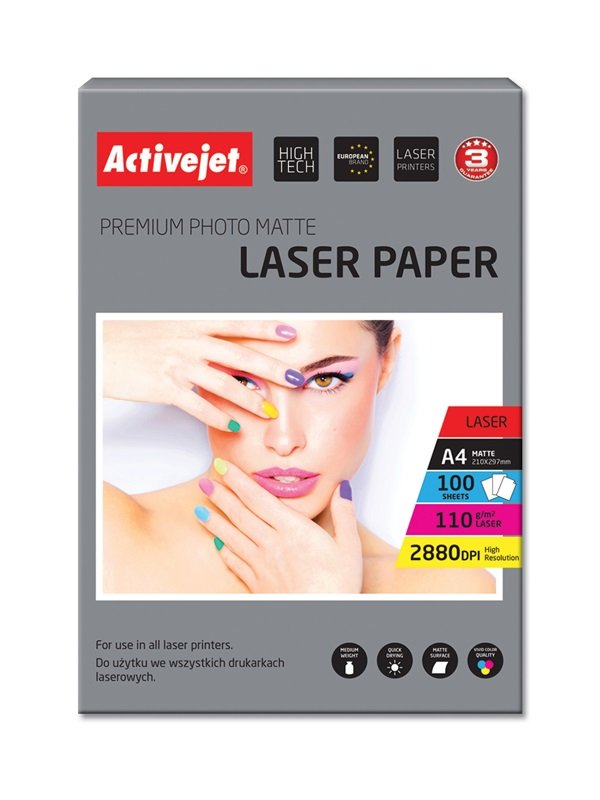 Activejet Paper Matte AP4-110M100L (A4 100 Hojas)
