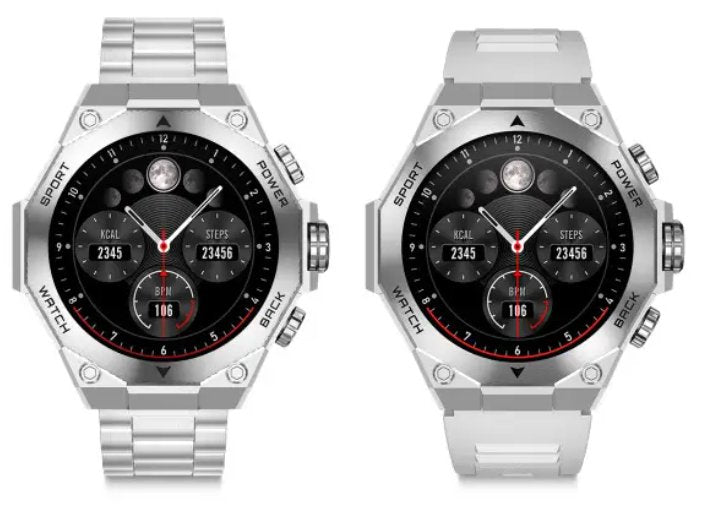 Ksix Smartwatch Titanium Silver 1.43