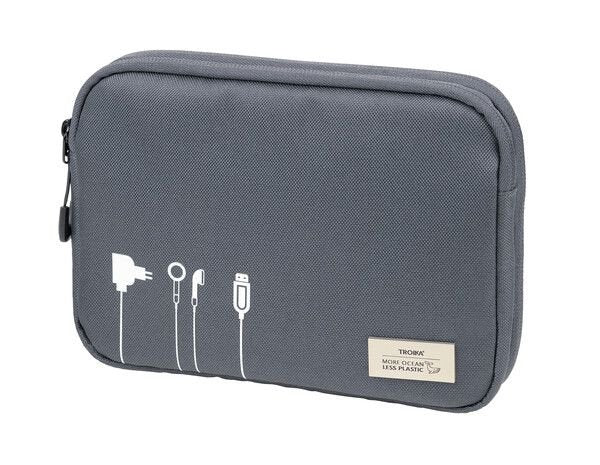 Troika Bag Cables Blue Cycle Tech Pouch 2