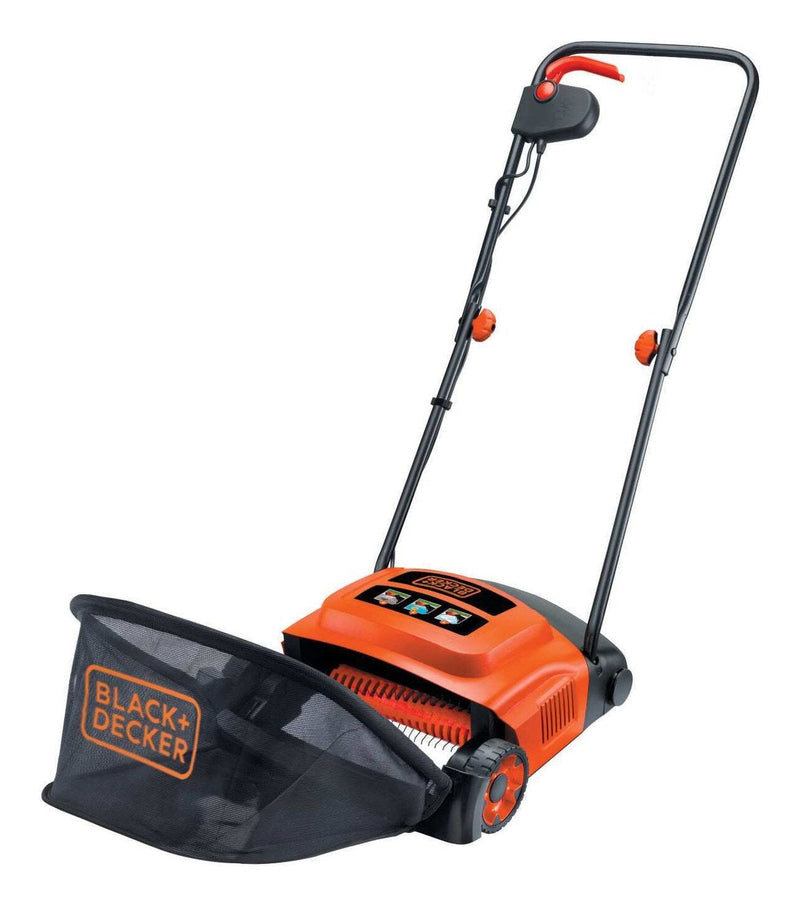 Black + Decker Escarificador GD300-QS Césped 600W Orange/Black 600W, Power Alterna, 1 Pieces 7KG