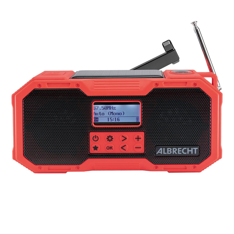Albrecht Radio Dr 112 Digital Black Red