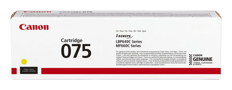 Canon Toner Yellow 075 And 6362C002 1300 Copias