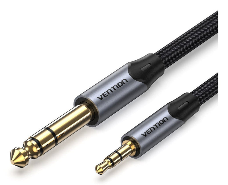 Vention Cable Stereo Bauhh Jack 3.5 Male Jack 6.3 Male 2M Grey
