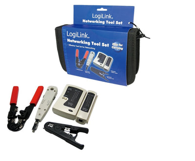 Logilink Kit Tools Crimpadora Tester Pelacables Tool Insercion WZ0012 — image 1