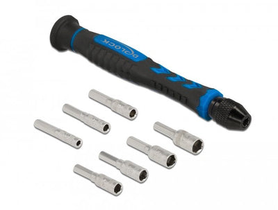 Delock Screwdriver 8 Pieces Vástago Hollow Hexagonal External 2,5 - 5,5MM — image 1