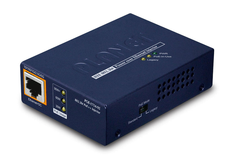 Planet PoE-171A-95 Switch Gigabit Ethernet (10/100/1000) Energía Sobre Ethernet (PoE) Blue