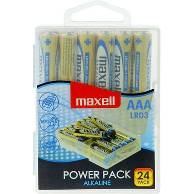 Maxell Blister 24 Batteries Alcalinas Aaa LR-03 Power Pack — image 1