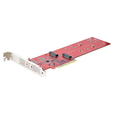 StarTech Card .com PCIE Adaptadora 2 Ssds M.2 Pci Express X8 Or X16 a NVMe Double Or Ssds M.2 Ahci Pci Express — image 1