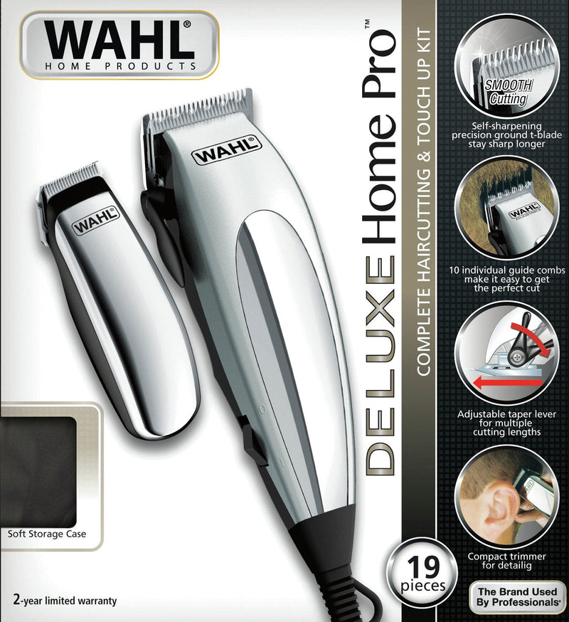 Wahl Hair Clipper + Trimmer Deluxe Homepro 16 Accesorios