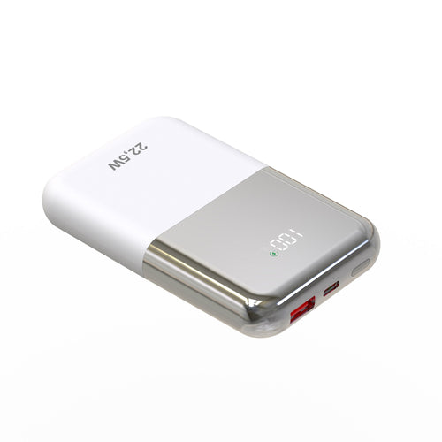 Leotec Powerbank 10000MAH LEPOW22W10WS 22.5W White And Silver Includes USB Cable Type-c — image 1