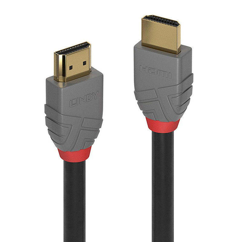 Lindy 36967 HDMI Cable 10M HDMI Type a Standard Black Grey