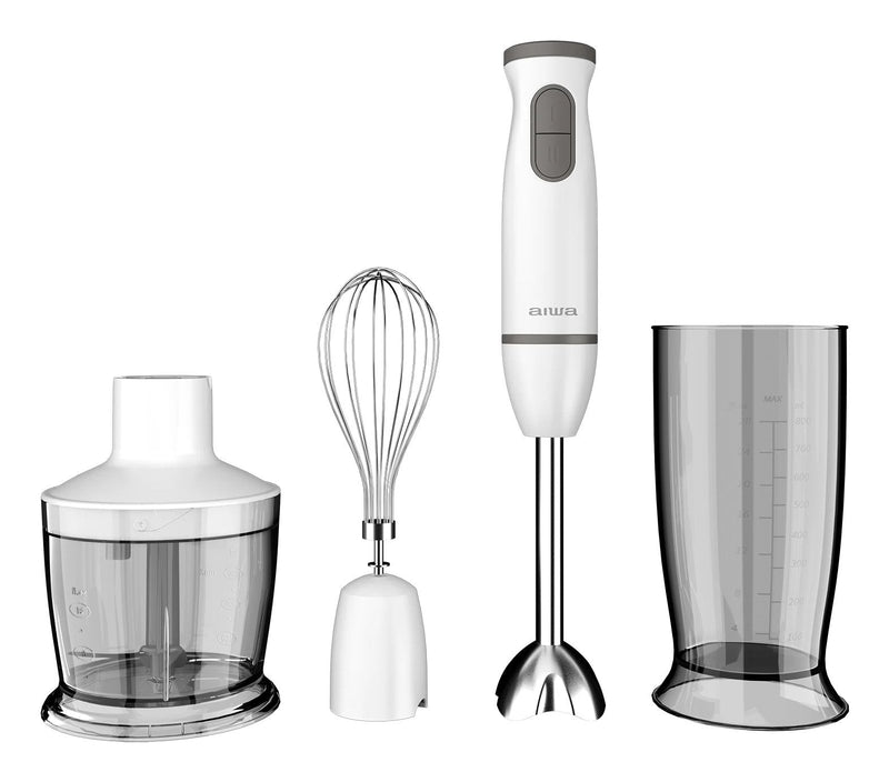 Aiwa Blender Mano Kenkiri 800 Plus 600W + Glass 500ML