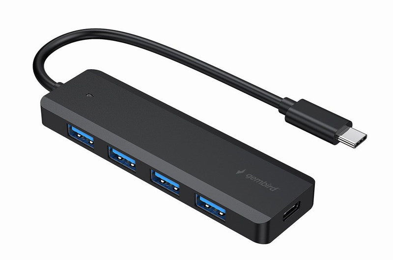 Gembird Hub 4 Ports USB 3.1 (gen 1) Type-c Black UHB-CM-U3P4P-01
