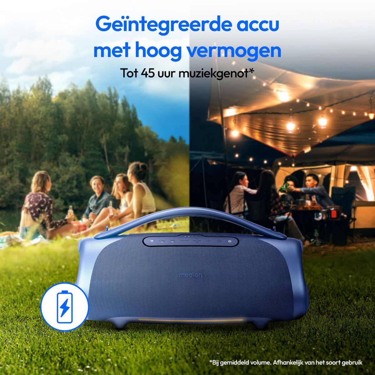 Medion Portable Bluetooth Speakers Medion 50077082 Blue 100 W 4 W