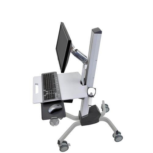 Ergotron Stand Neo-flex LCD Cart Grey Panel Flat Carro Floor With Wheels Multimedia