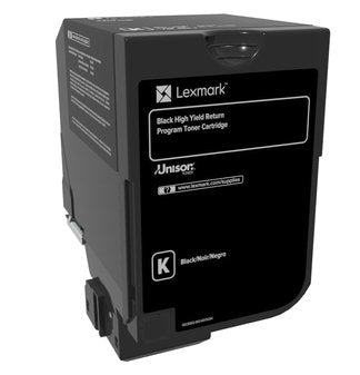 Lexmark Genuine Toner High Yield Black Lccp, Lrp Lexmark CS720DE, CS720DTE, CS725DE, CS725DTE — image 1