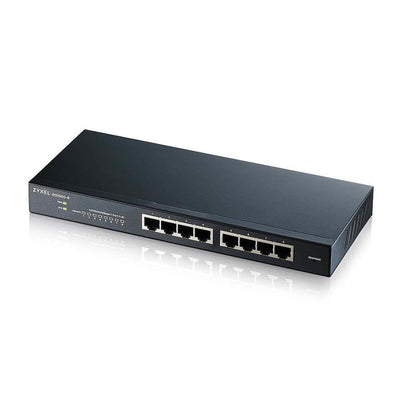 Zyxel GS1900-8 Gestionado L2 Gigabit Ethernet (10/100/1000) Black — image 1