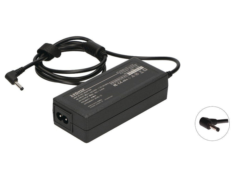 2-POWER Charger 19V 3.42A 65W With Cable Power Lenovo Yoga 310, 510, 710 CAA0735A