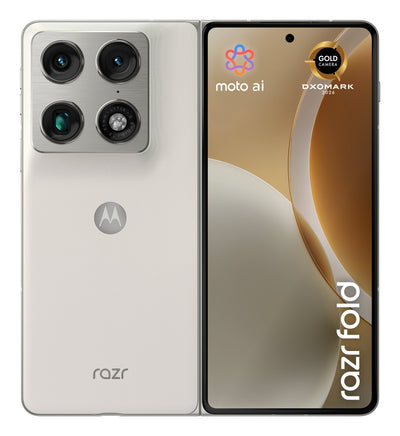 Motorola Smartphone Razr Fold 5G Dual SIM 16GB RAM 512GB - Lily White — image 1