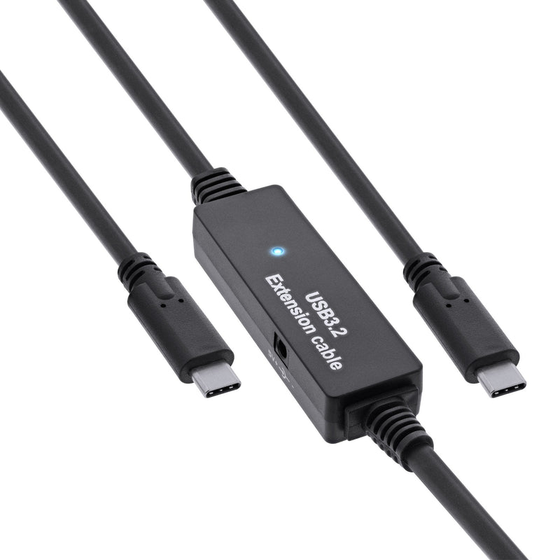 Inline® USB 3.2 GEN.1 Active Cable USB-C Male a USB-C Male 10M
