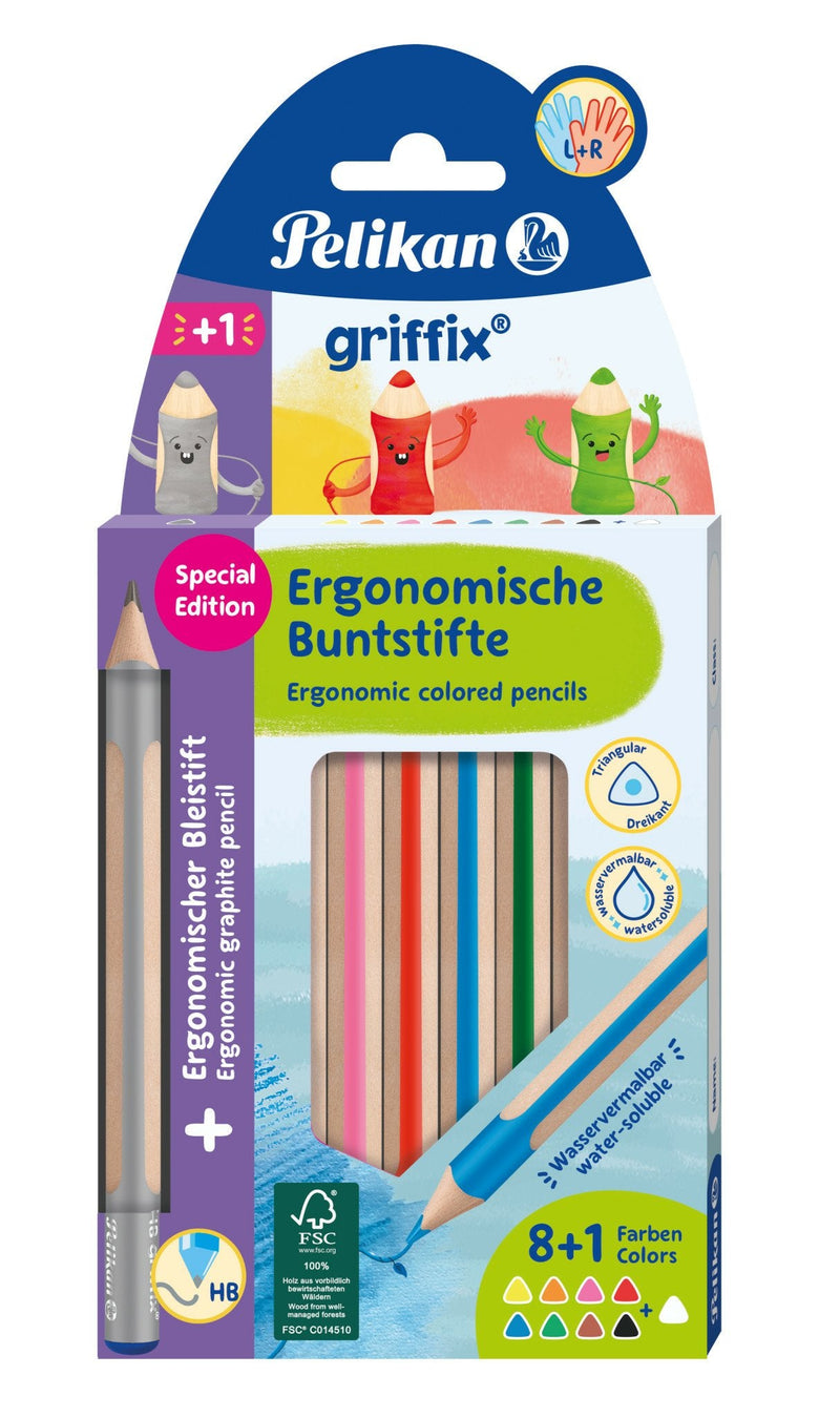 Pelikan Pencils Griffix Multicolour 10 Pieces