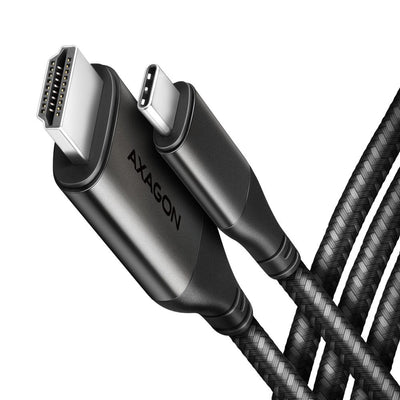 Axagon RVC-HI2MC USB-C Zu HDMI 2.0 Adapter 4K/60HZ, Aluminum - 1,8M — image 1