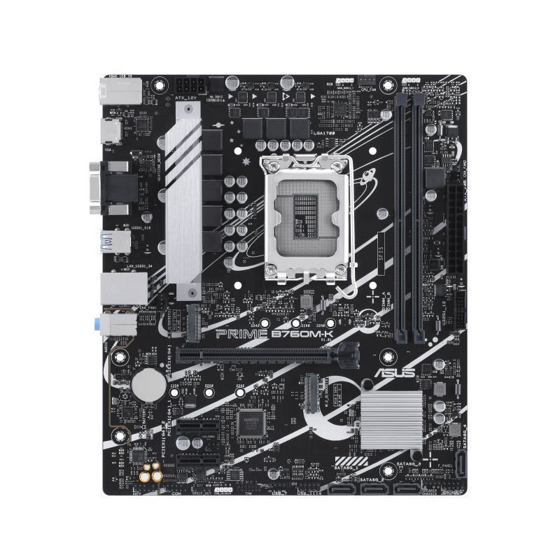 ASUS Motherboard Prime B760M-K Intel 1700 2X DDR5 HDMI PCIE4.0 4X SATA3 USB 3.2 MATX
