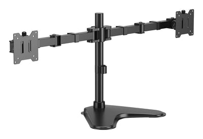 Aisens Desk Mount With Peana Eco Rotating And Tilt Monitor/TV 20KG (3 Pivots 2 Arms 17-35, Black — image 1