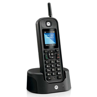 Motorola Telef. Wireless Dect Digital O201 Long Range /Screen Retroiluminada/Hands Libres 107O201NEGROF — image 1