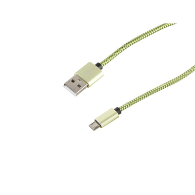S-conn 14-50115 USB Cable 0,9M USB 2.0 USB a Micro-usb B Green — image 1