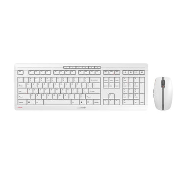 Cherry Stream Desktop Keyboard Mouse Included Office RF Wireless QWERTY English Ee. Uu. Grey — image 1