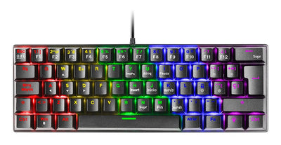 Mars Gaming MK60 Keyboard Gaming Mecanico - Ultra-compacto 60% - Switches Antipolvo - Iluminacion RGB - Anti-g — image 1