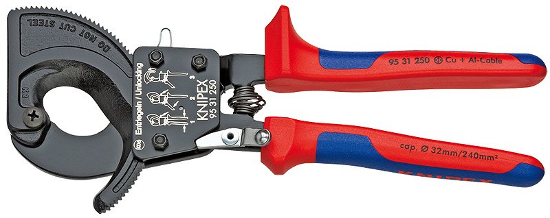 Knipex Cortacables (principio Trinquete)
