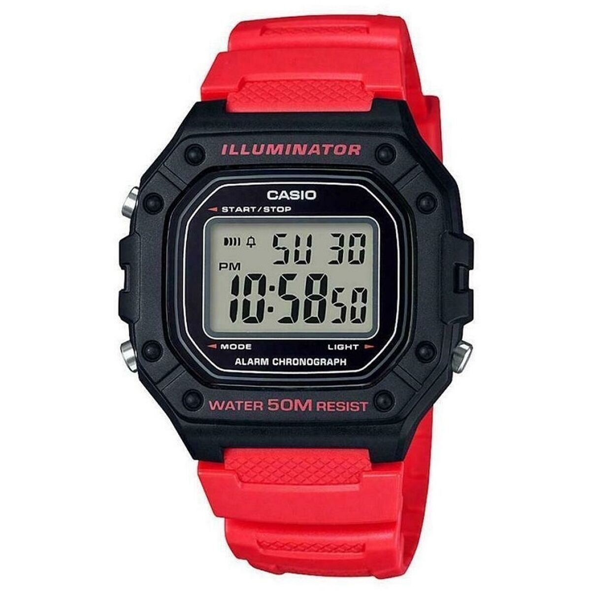 Casio Men's Watch Casio Sport Collection Vivid Red (Ø 43 Mm)