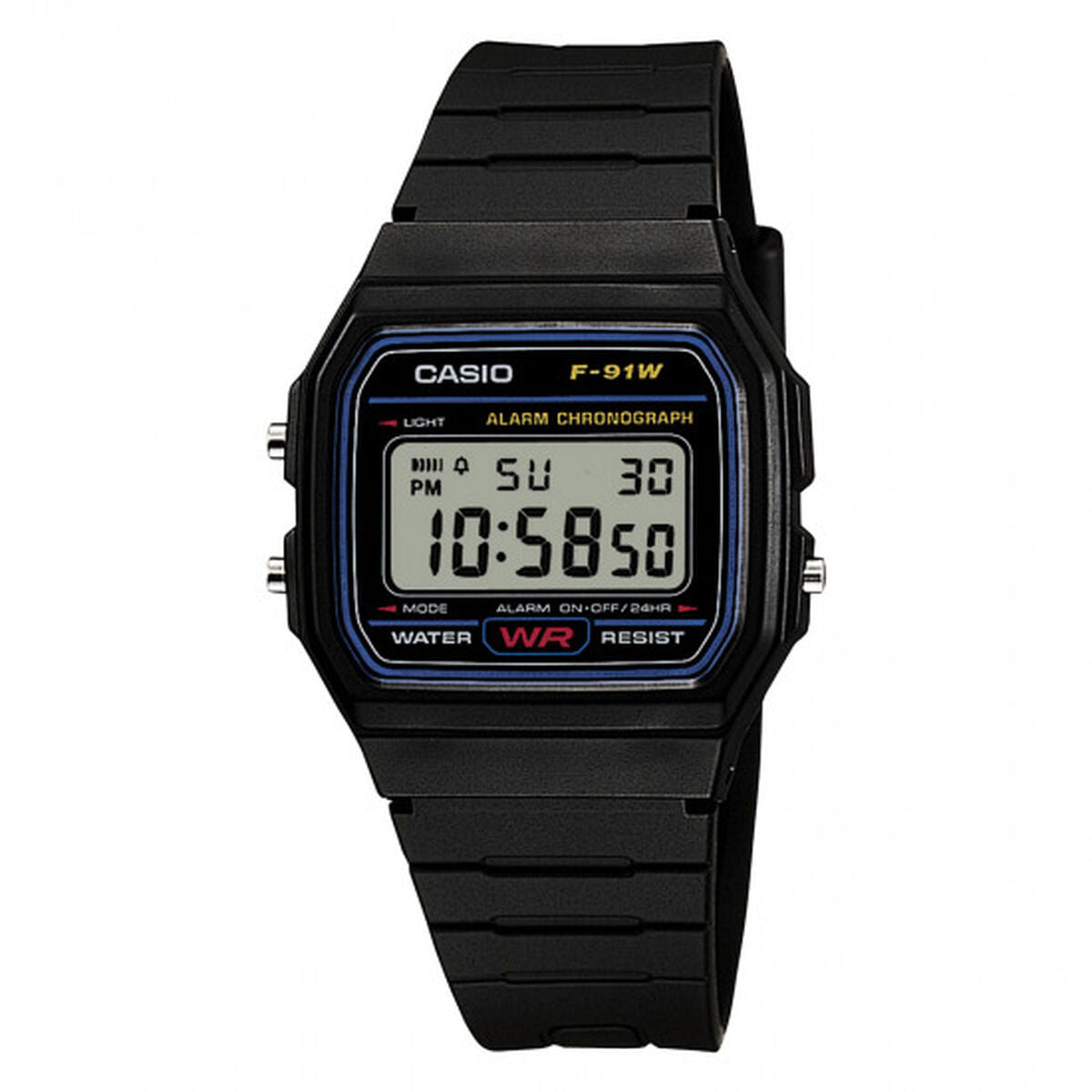 Casio Men's Watch Casio F-91W-1Yeg Black