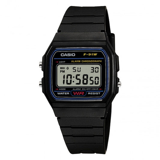 Casio Men's Watch Casio F-91W-1Yeg Black