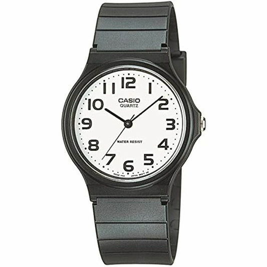 Casio Unisex Watch Casio Mq-24-7B2Leg White Black (Ø 35 Mm) (Ø 34 Mm)
